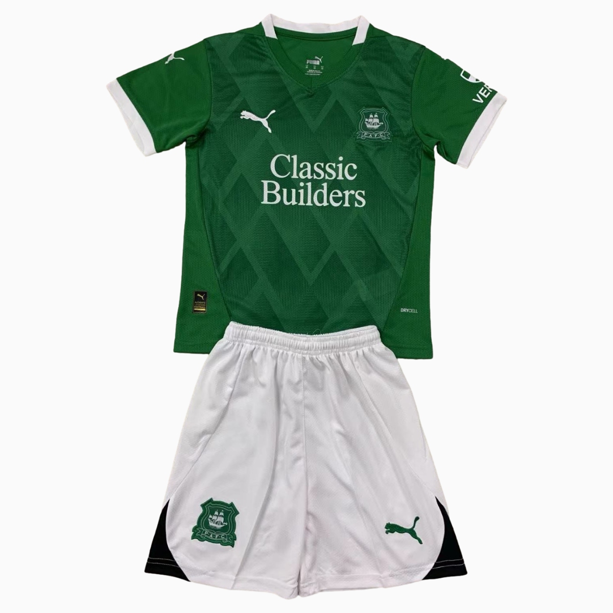 Plymouth Argyle 24-25 Home Men's Adult Jersey Set - Fans Version - UnitedFutballJersey