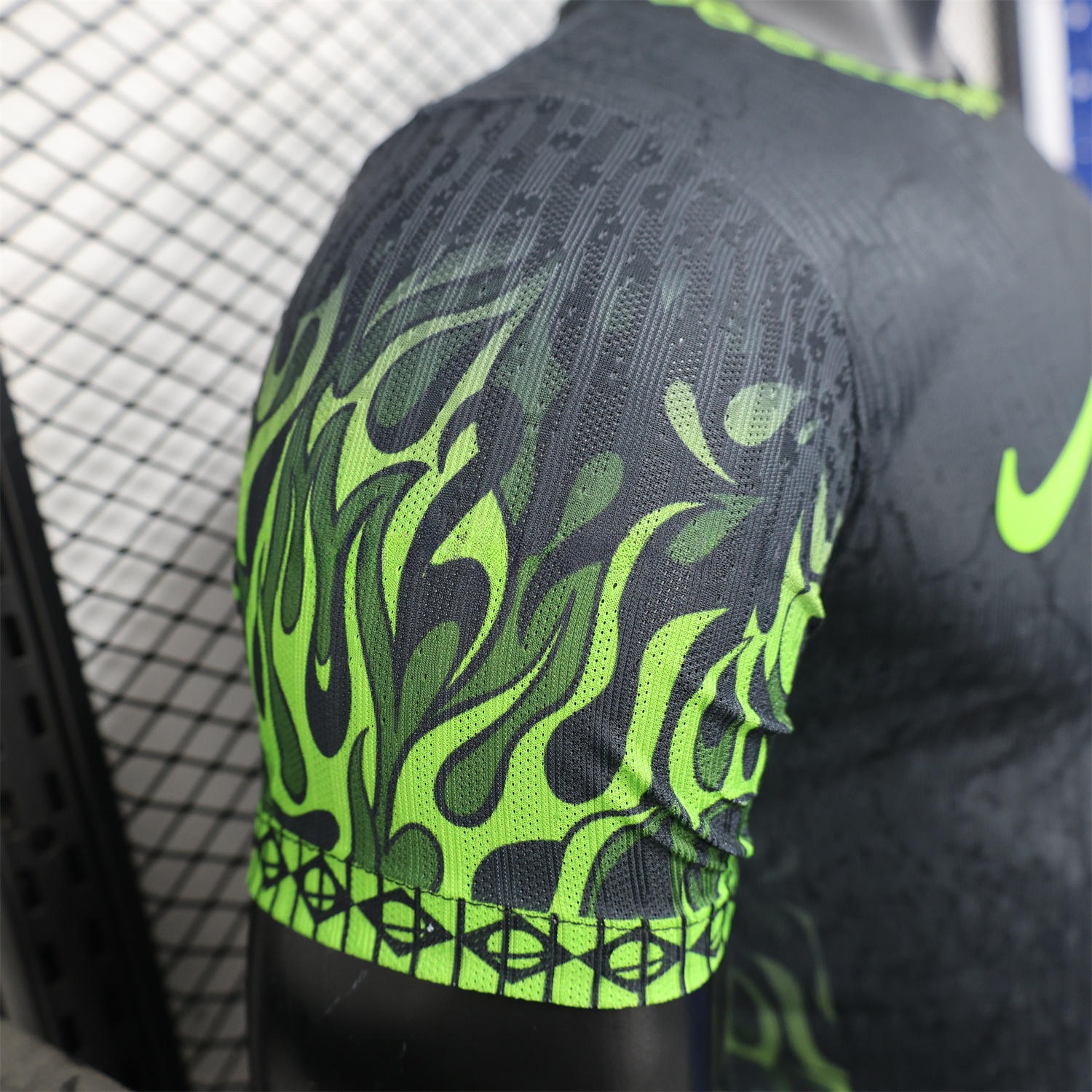 Brazil 2025 Green Fire Black Special Edition Jersey - Player Version - UnitedFutballJersey
