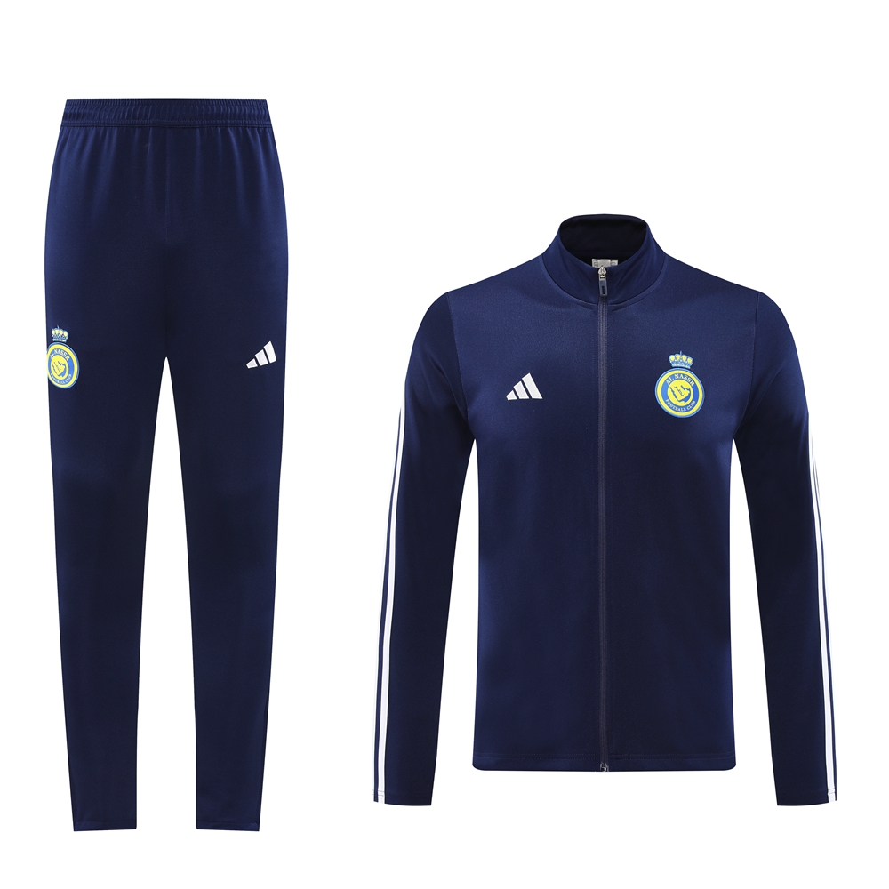 Al Nassr Riyadh Victory 24-25 Jacket Training Tracksuit - Royal Blue - UnitedFutballJersey