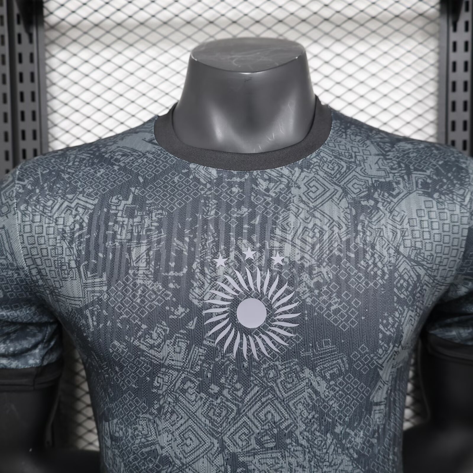 Argentina 2024-25 COMMA Messi Black Jersey - Black Version - UnitedFutballJersey