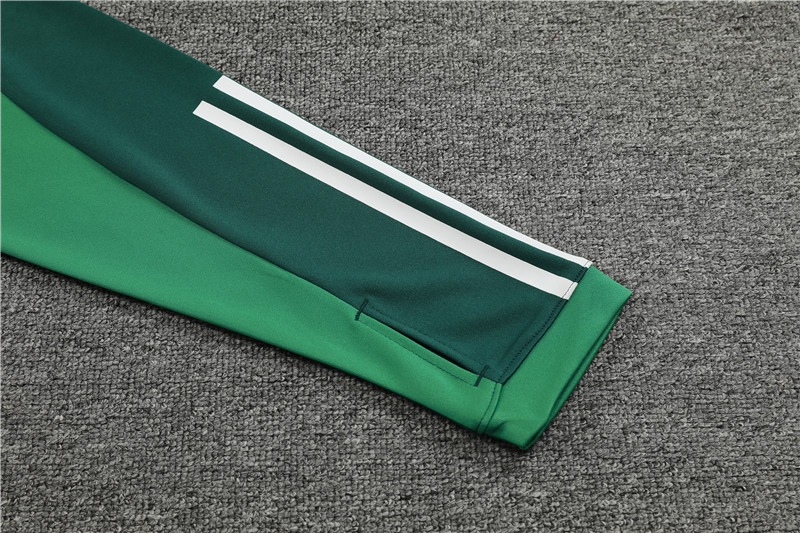 Mexico 23-24 Kids Long Sleeve Training Set Green - UnitedFutballJersey
