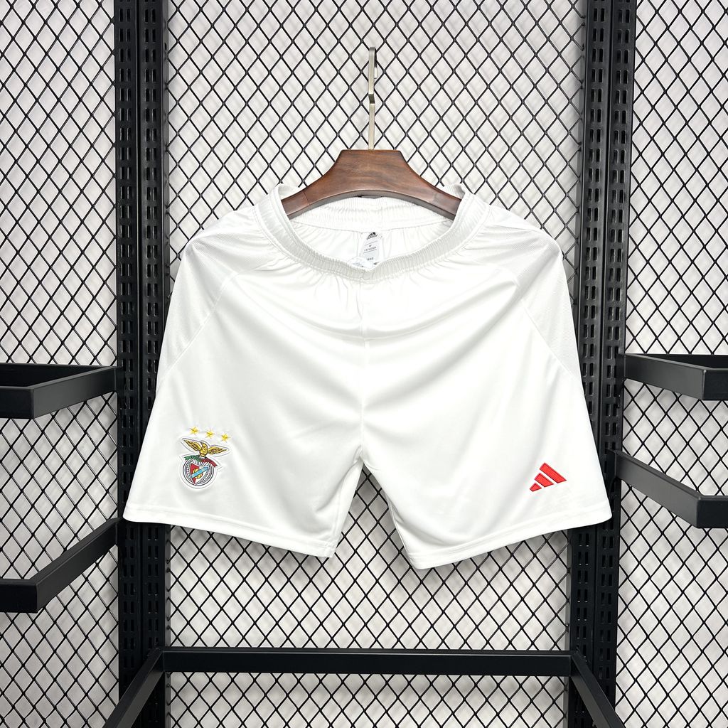 Benfica 24-25 Home Shorts - Fans Version - UnitedFutballJersey