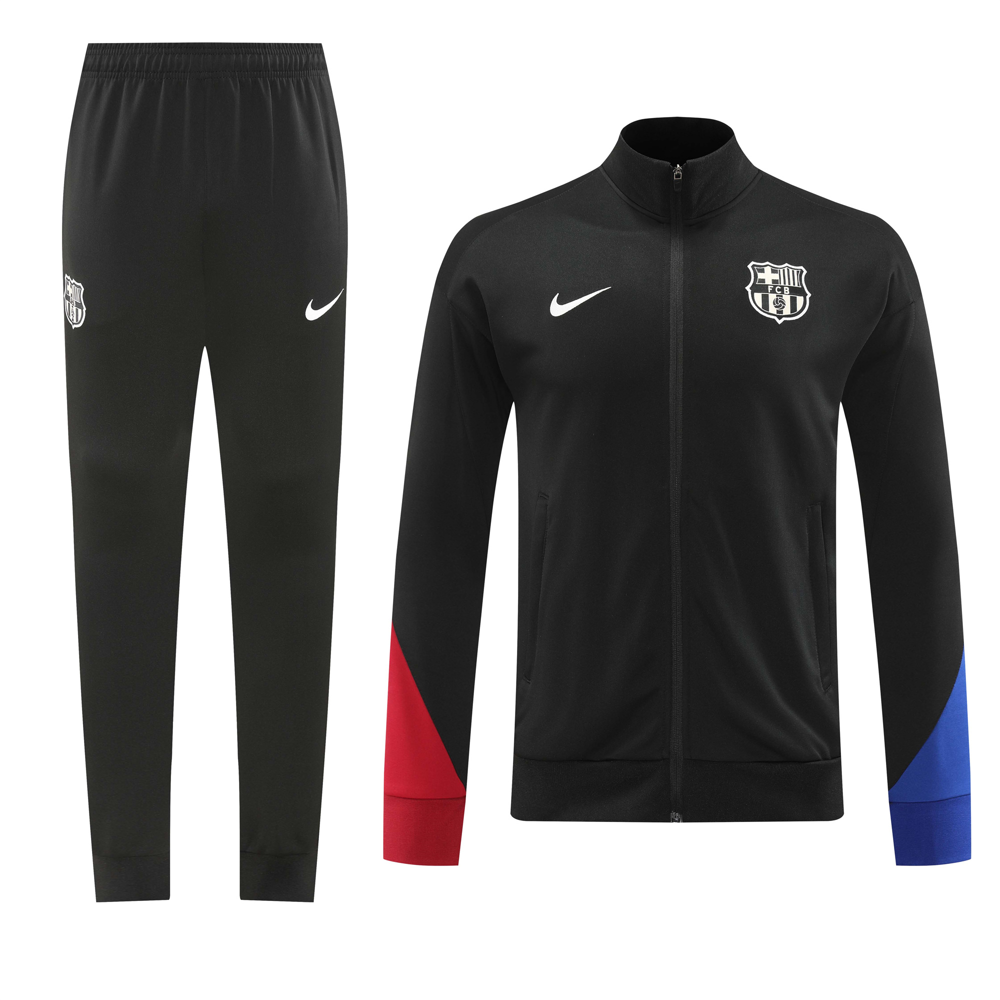 B.A.R.S.A 24-25 Jacket Training Tracksuit - Black - UnitedFutballJersey