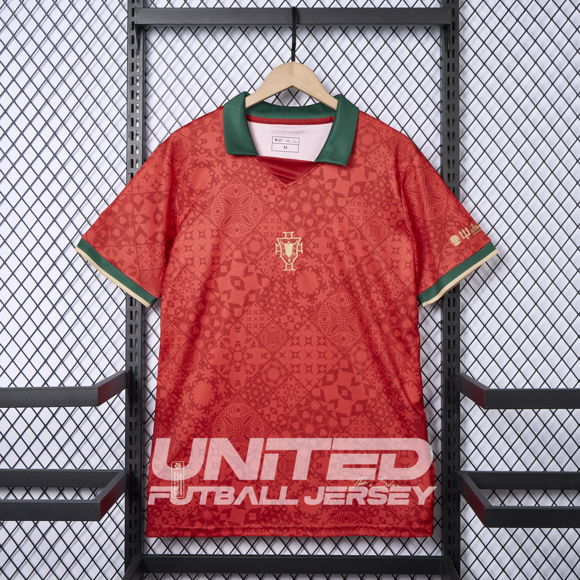 Portugal 2024-25 COMMA C.Ronaldo Jersey - Fans Version - UnitedFutballJersey
