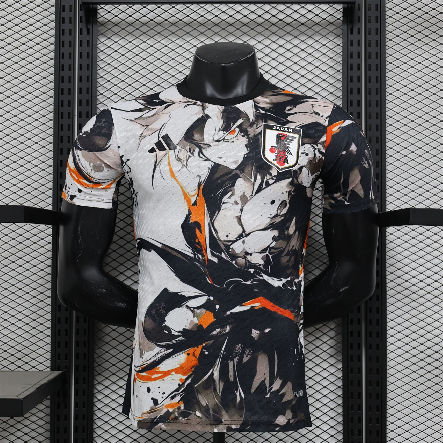Japan 25-26 Black & White Son Goku Special Edition Jersey - Player Version - UnitedFutballJersey