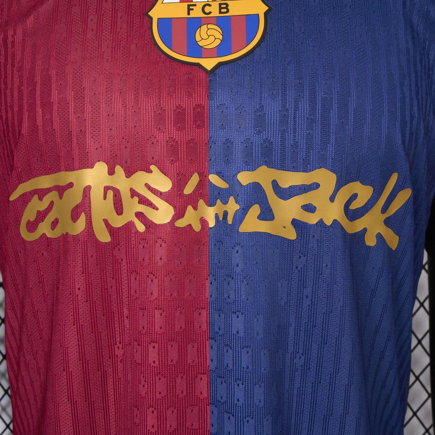 B.A.R.S.A x Travis Scott New 24-25 Home Jersey - Player Version - UnitedFutballJersey