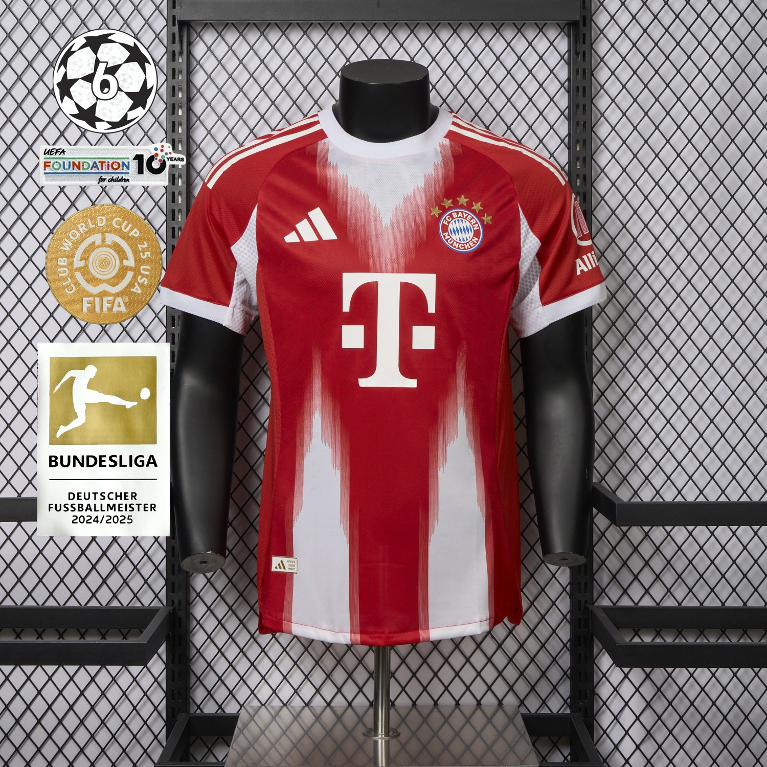 Bayern Munich 25-26 Home Red Jersey - Player Version - UnitedFutballJersey