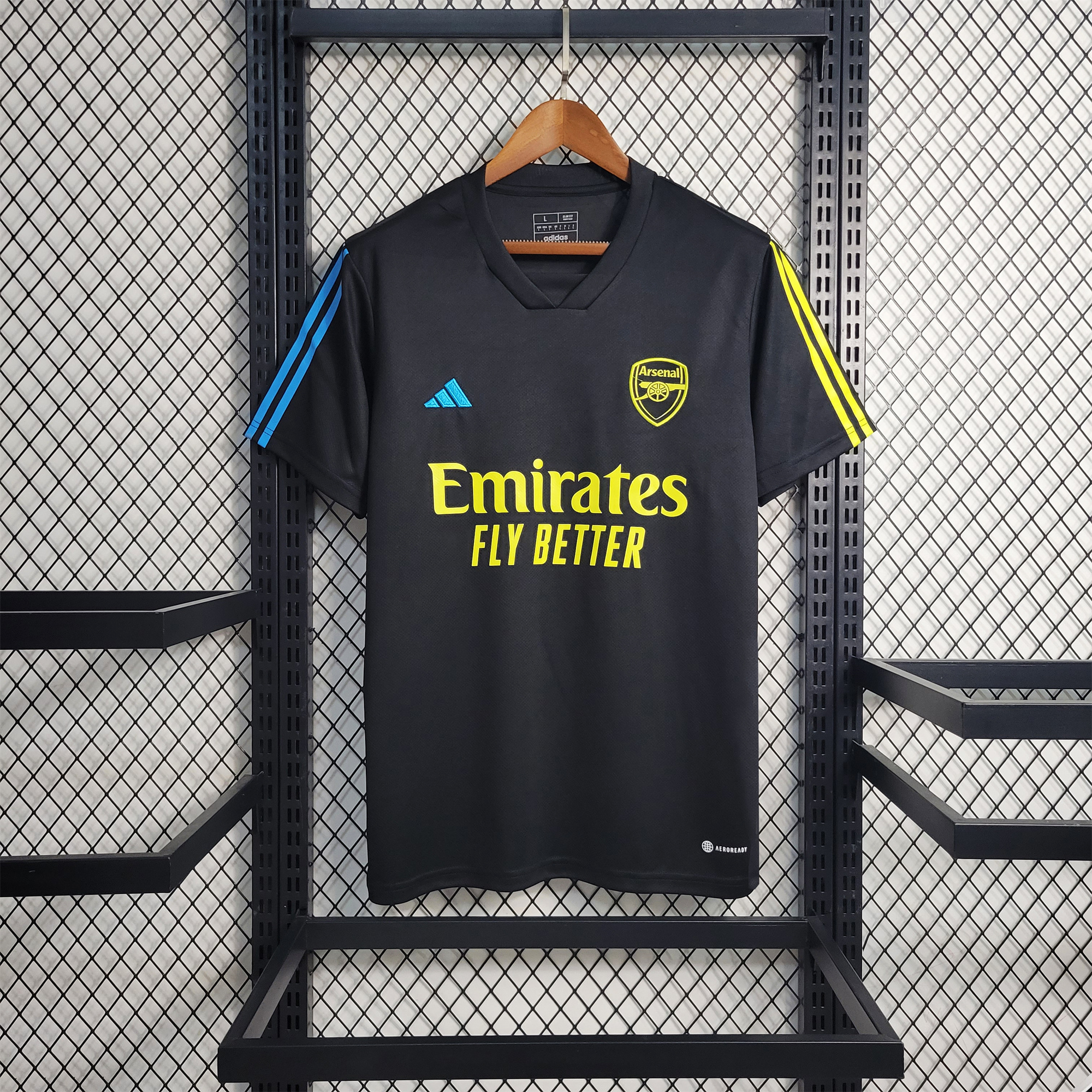 Arsenal Black 23/24 Training Shirt - Fans Version - UnitedFutballJersey