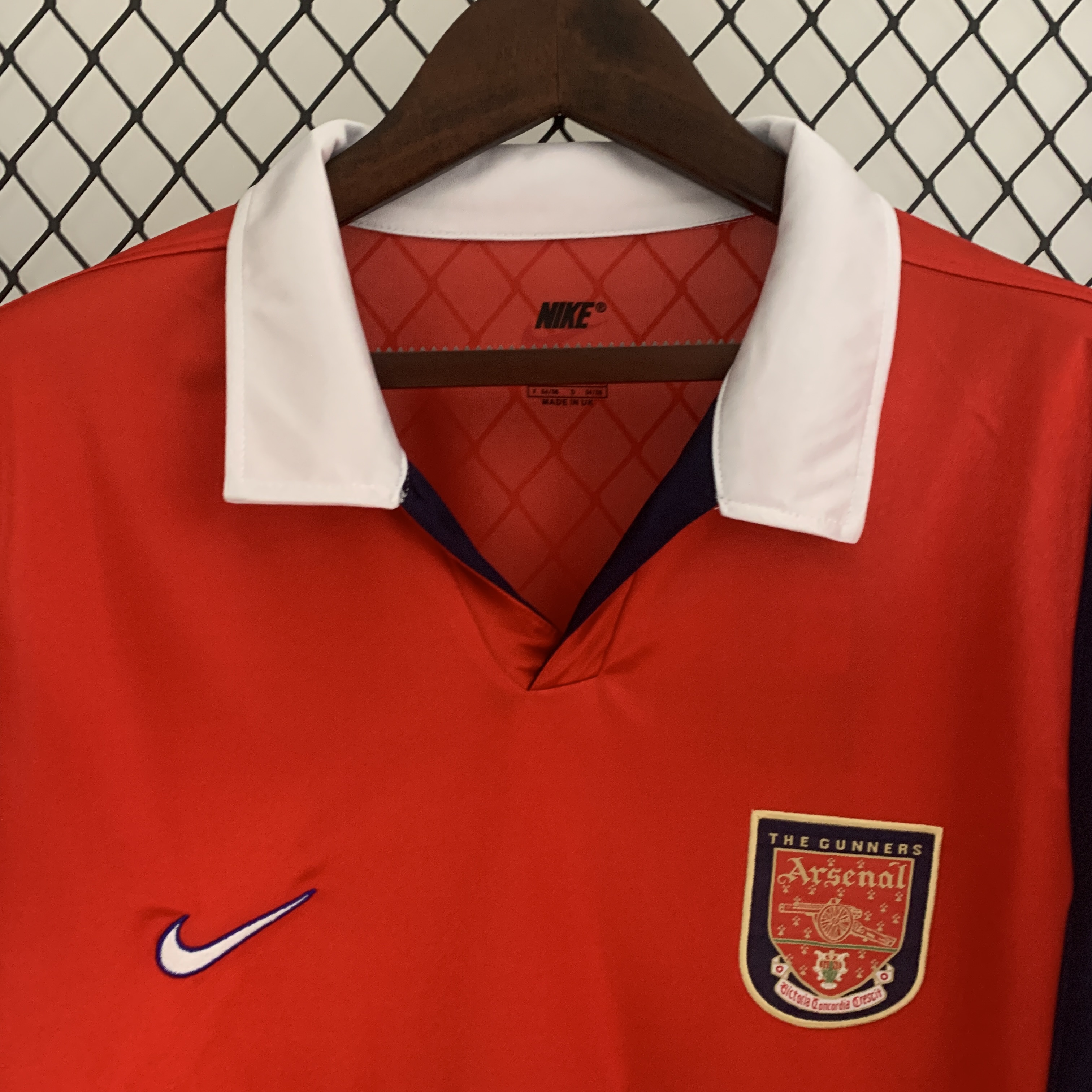Arsenal Retro 98-99 Home Long Sleeve Jersey - UnitedFutballJersey