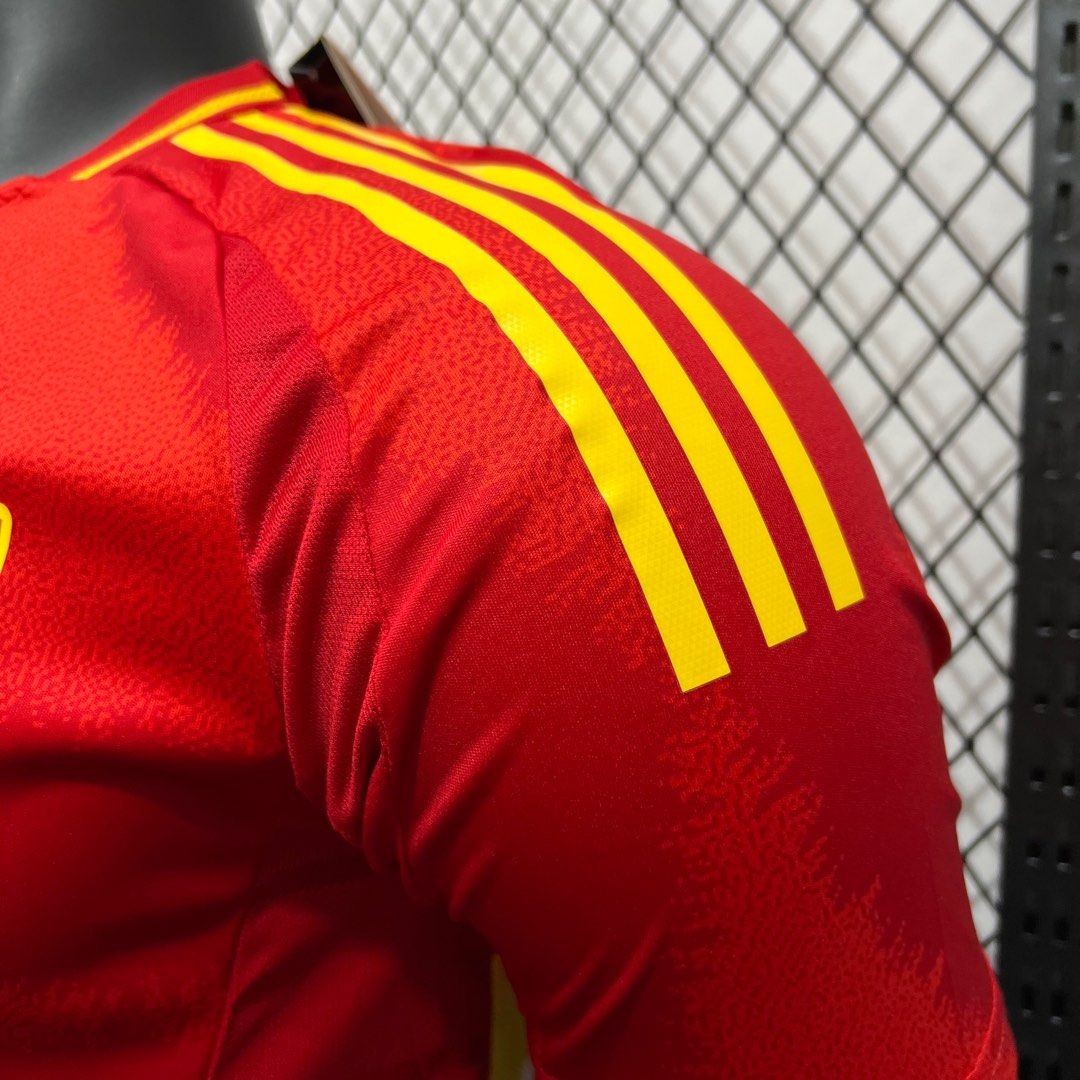 Spain 2024 Home Stadium Jersey - Player Version - UnitedFutballJersey