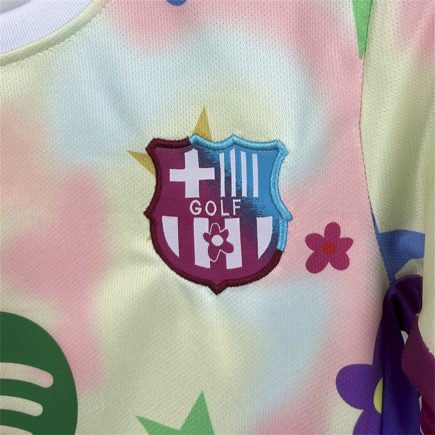 B.A.R.S.A 25-26 Stars And Flowers Pink Special Kids Kit - UnitedFutballJersey
