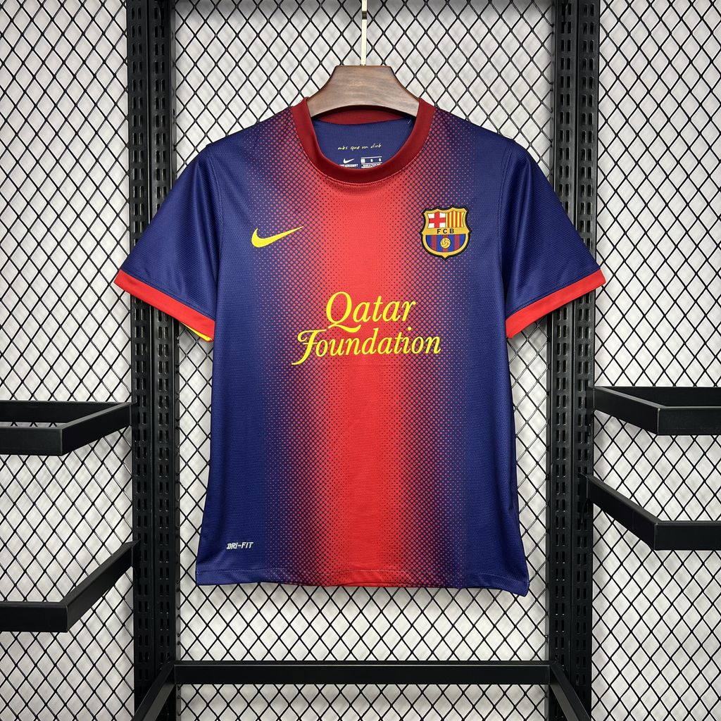 Retro Barcelona 12-13 Home Stadium Jersey - UnitedFutballJersey