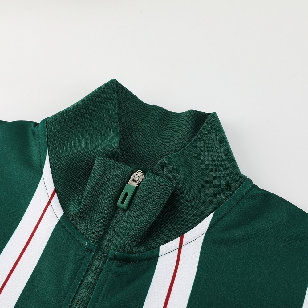 Manchester United 23-24 Jacket Training Tracksuit - Green - UnitedFutballJersey