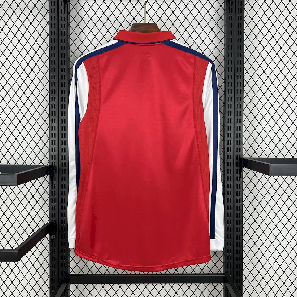 Retro Arsenal 2001-02 Home Long Sleeves Jersey - UnitedFutballJersey