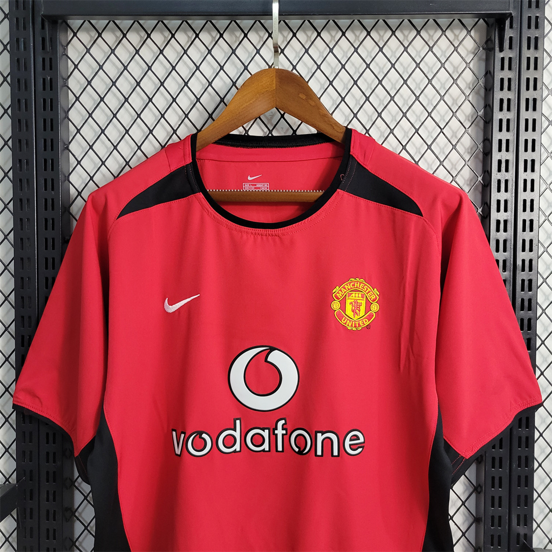 Retro Manchester United 02-04 Home Jersey - UnitedFutballJersey