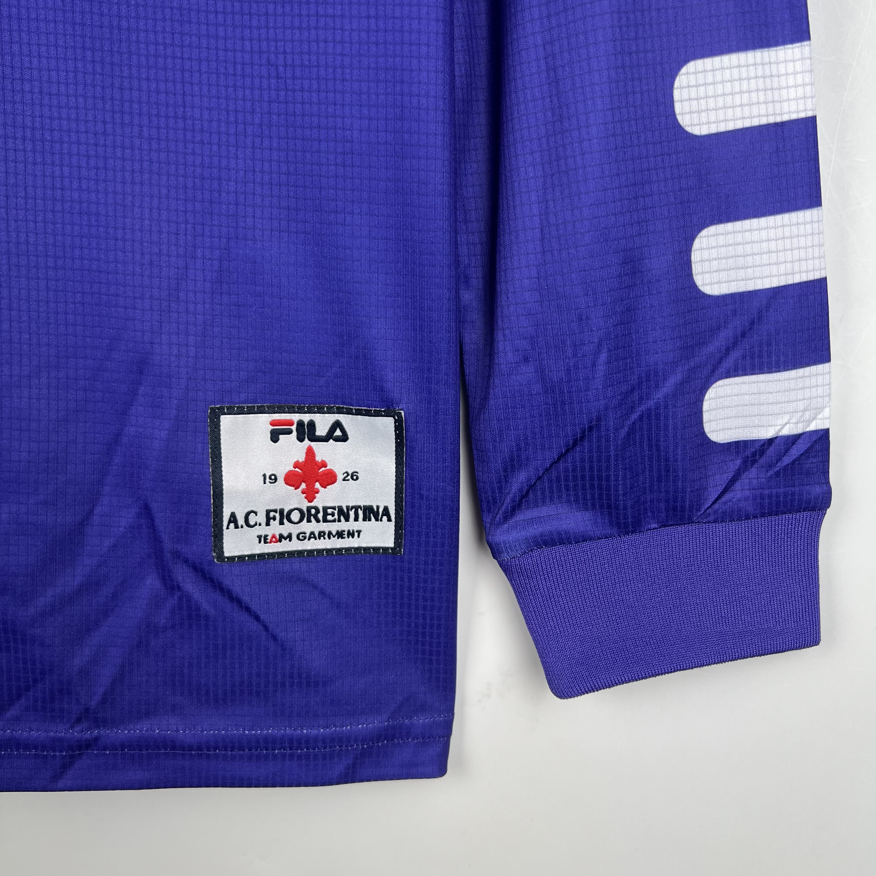 Retro Fiorentina 1998 Home Stadium Long Sleeve Jersey - UnitedFutballJersey