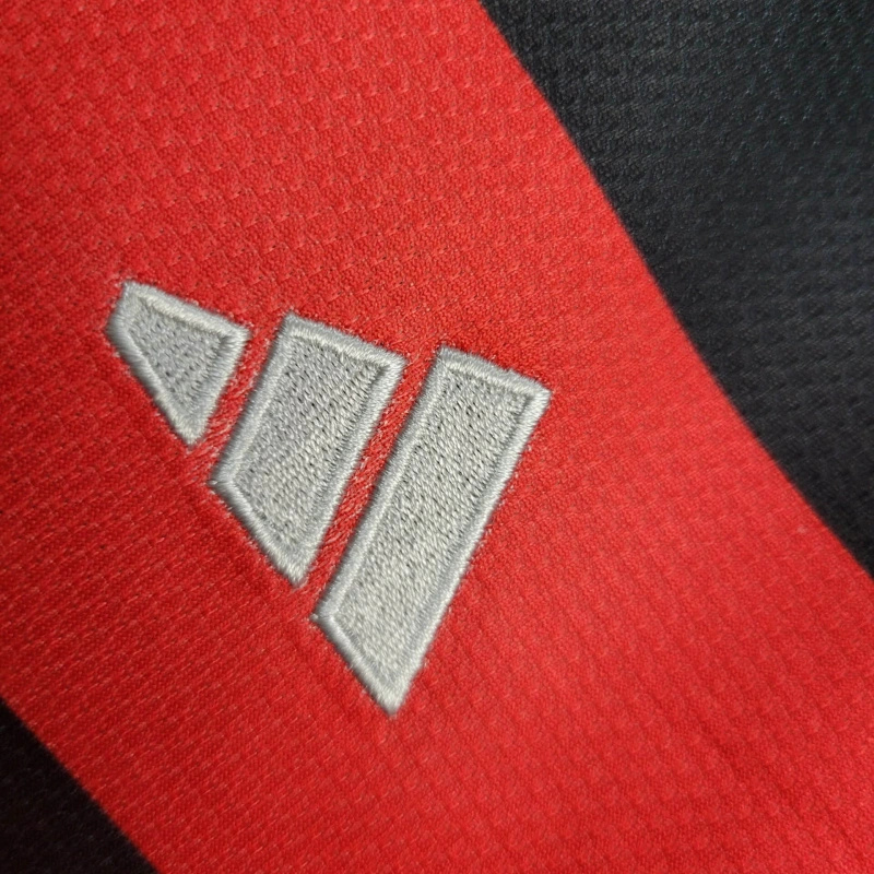 Flamengo 2024 Home Stadium Long Sleeve Kids Kit - UnitedFutballJersey