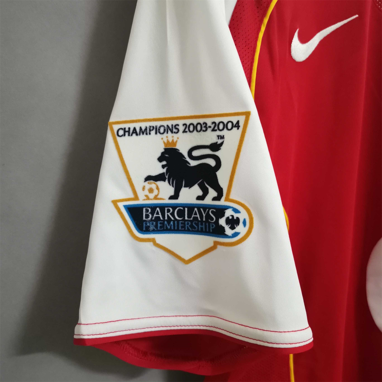 Arsenal Retro 04-05 Home Stadium Jersey - UnitedFutballJersey