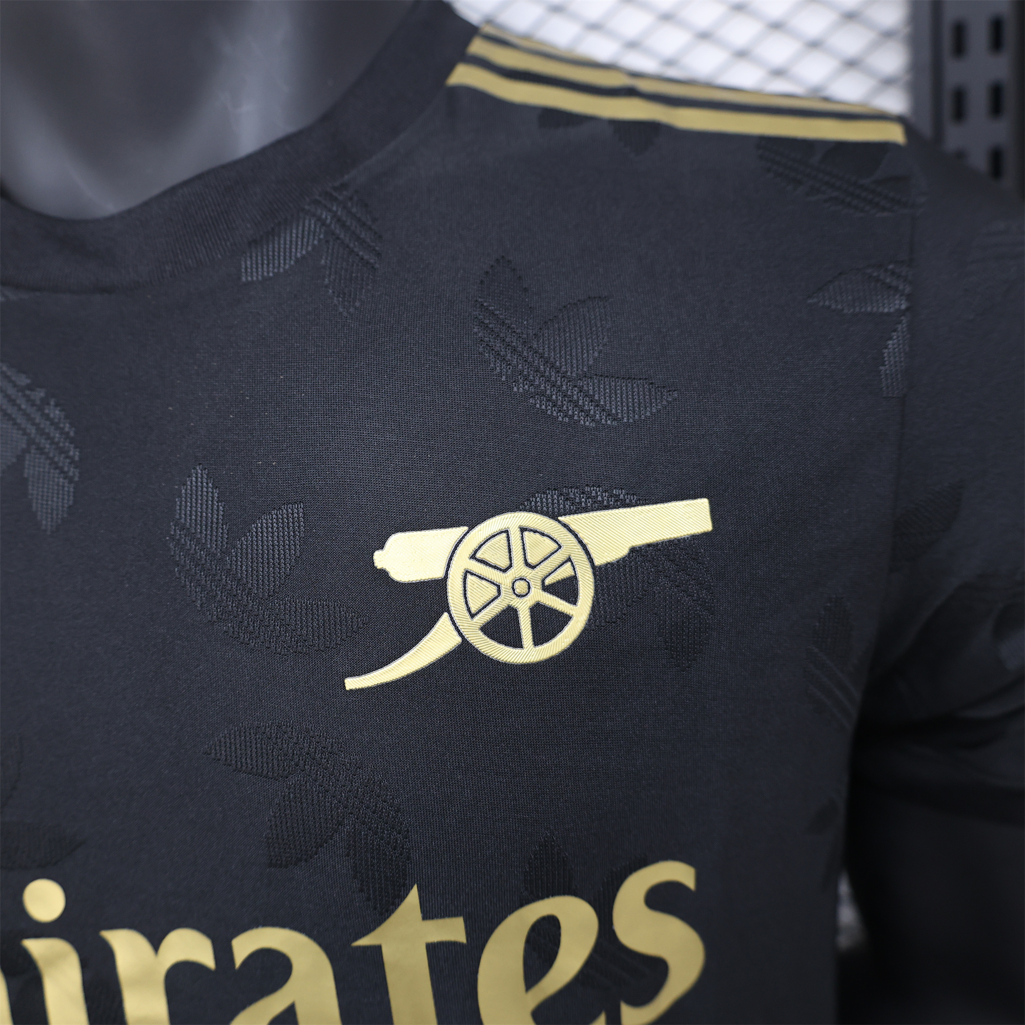Arsenal 24-25 Black Gold Special Edition Jersey - Player Version - UnitedFutballJersey