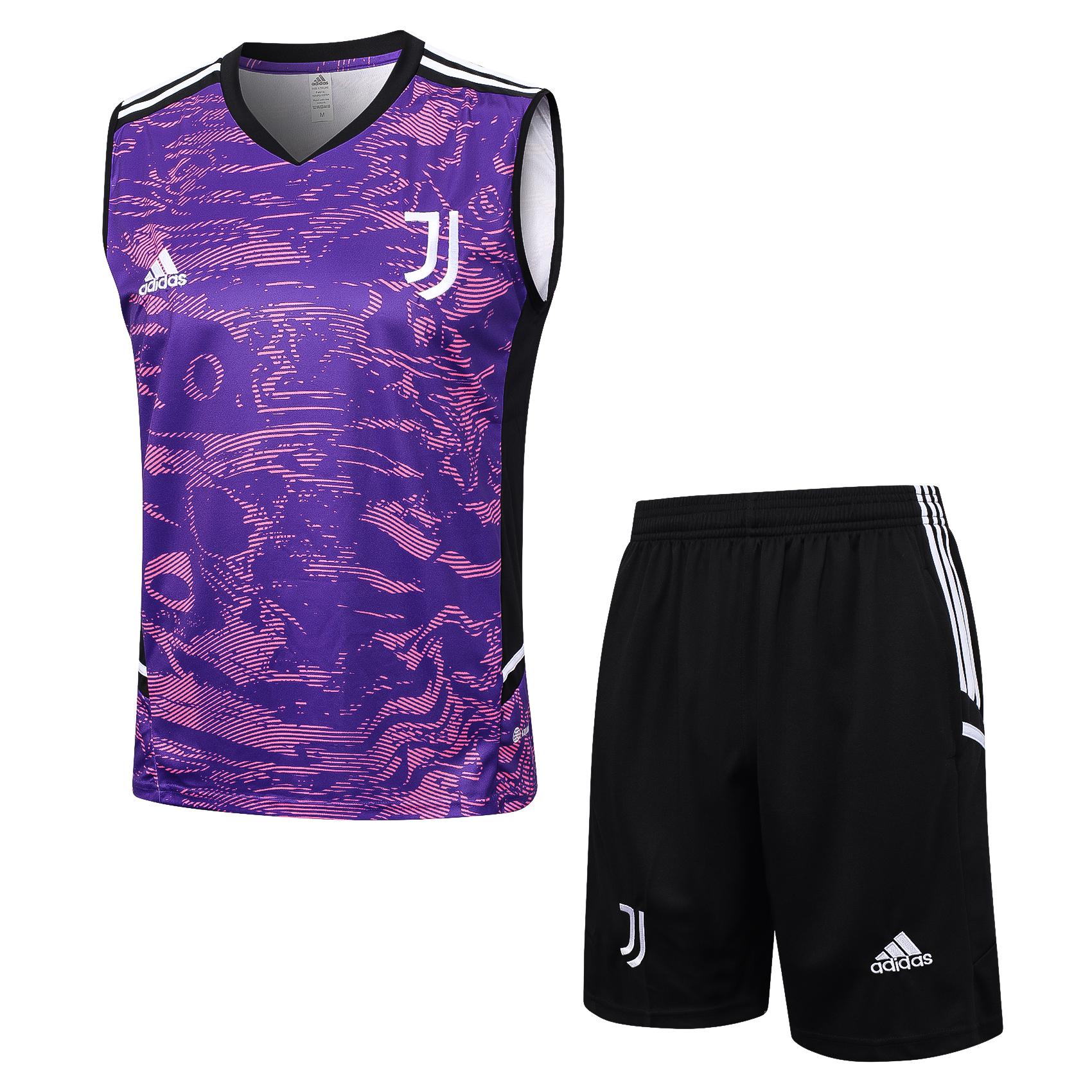 23-24 Juventus purple Training Vest Suit - UnitedFutballJersey