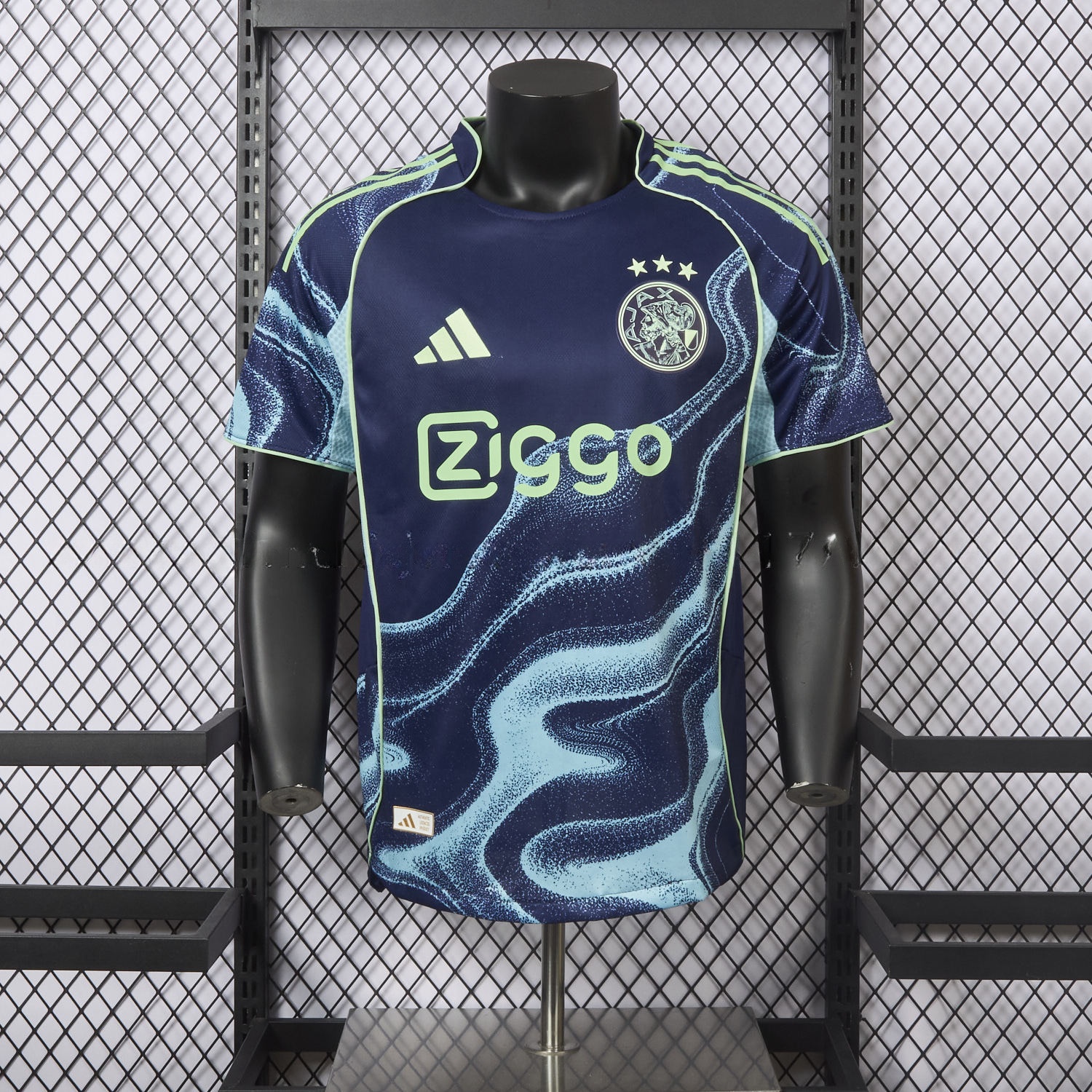 Ajax 25-26 Away Deep Blue Jersey - Player Version - UnitedFutballJersey