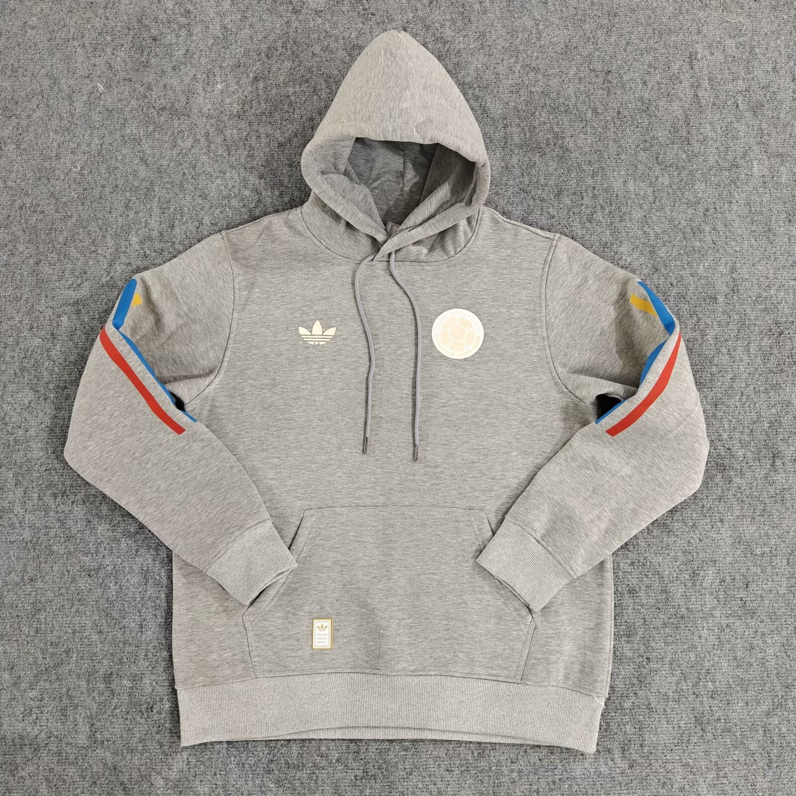 Colombia 2024 100th Anniversary Hooded - Gray - UnitedFutballJersey