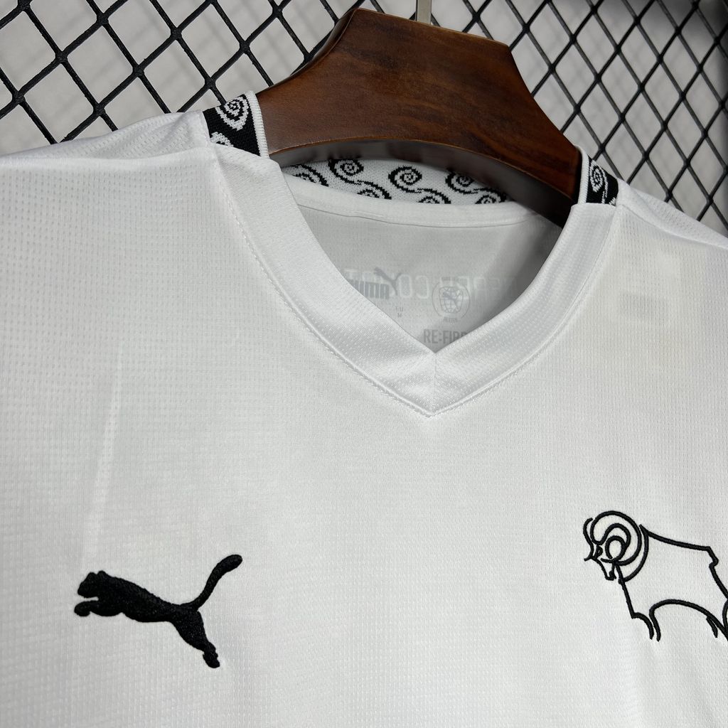 Derby County 24-25 Home stadium Jersey - Fans Version - UnitedFutballJersey