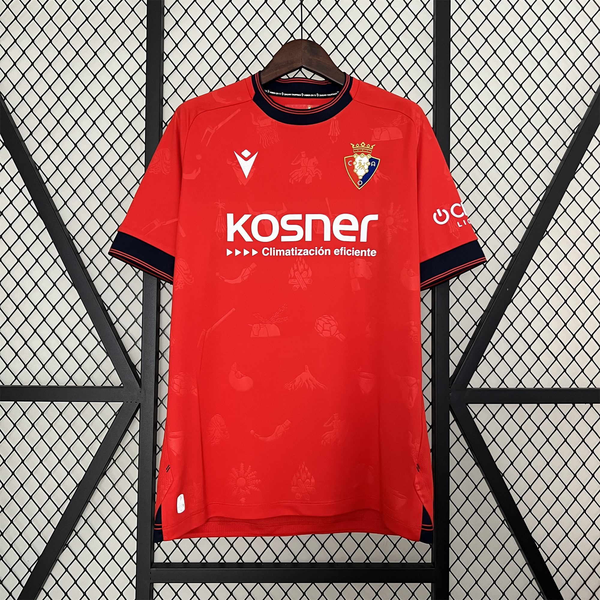 Osasuna 24-25 Home Stadium Jersey - Fans Version - UnitedFutballJersey
