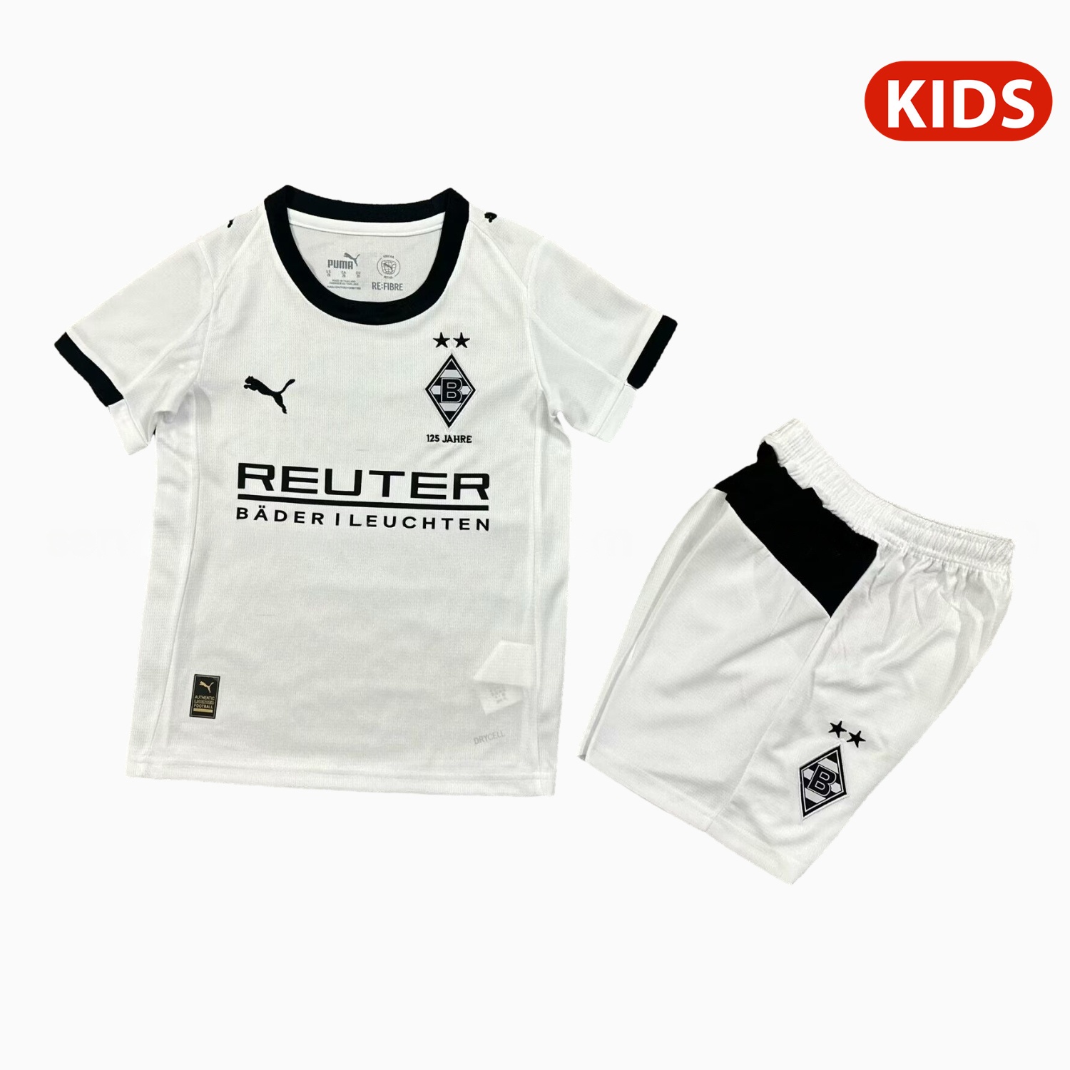 Borussia Mönchengladbach 25-26 Home Kids Kit - UnitedFutballJersey