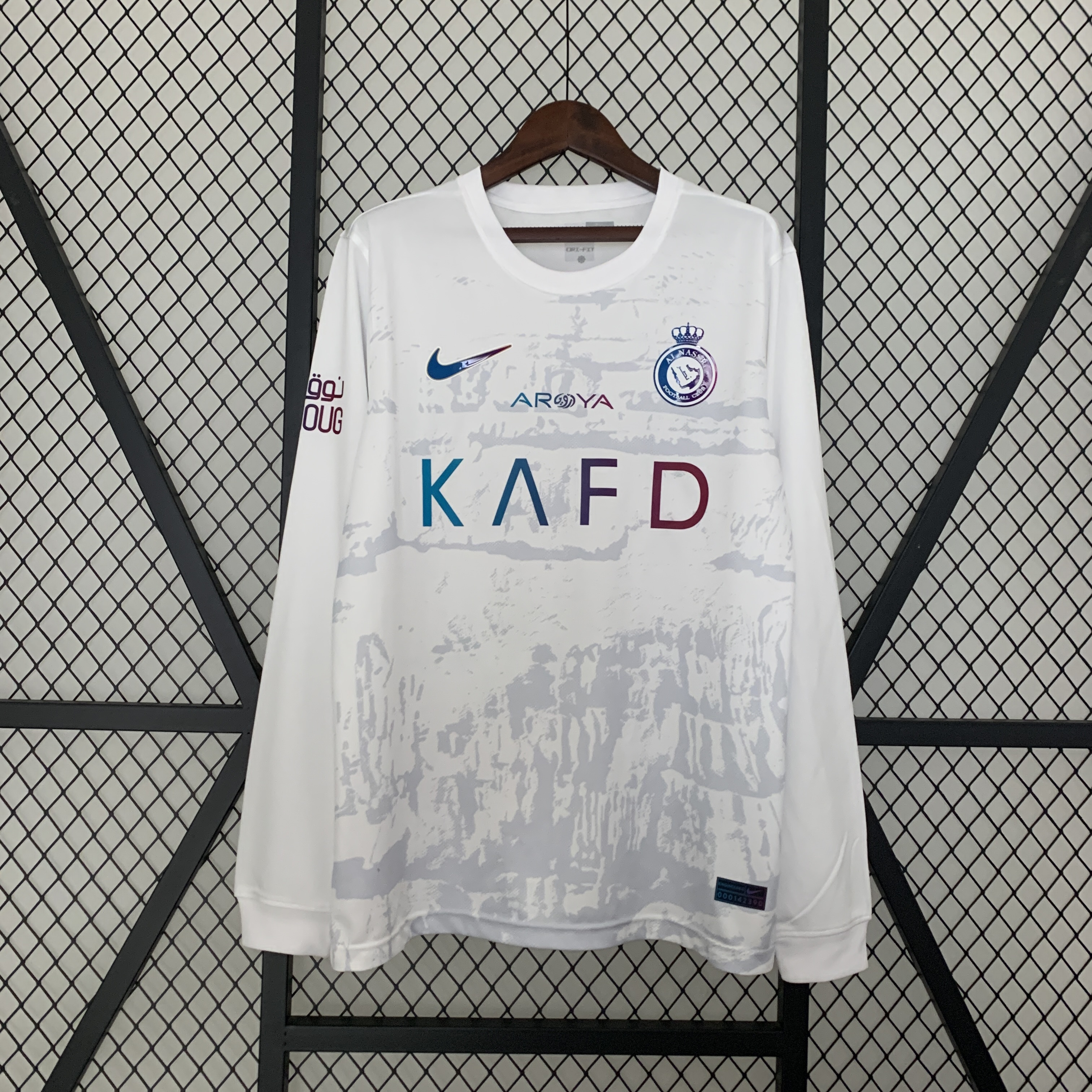 Al Nassr Riyadh Victory 23-24 Third Long Sleeve Jersey - Fans Version - UnitedFutballJersey