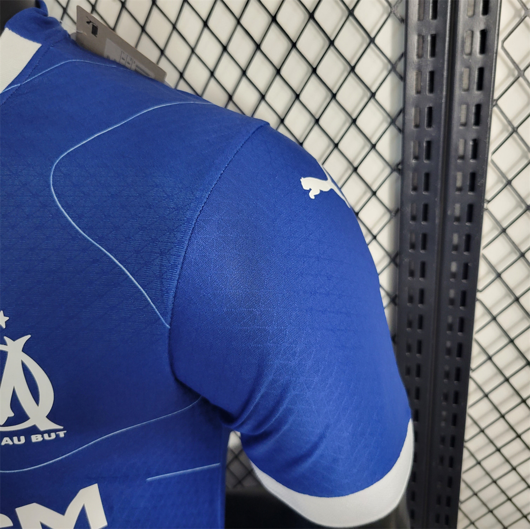 Marseille 23-24 Away Stadium Jersey - Player Version - UnitedFutballJersey