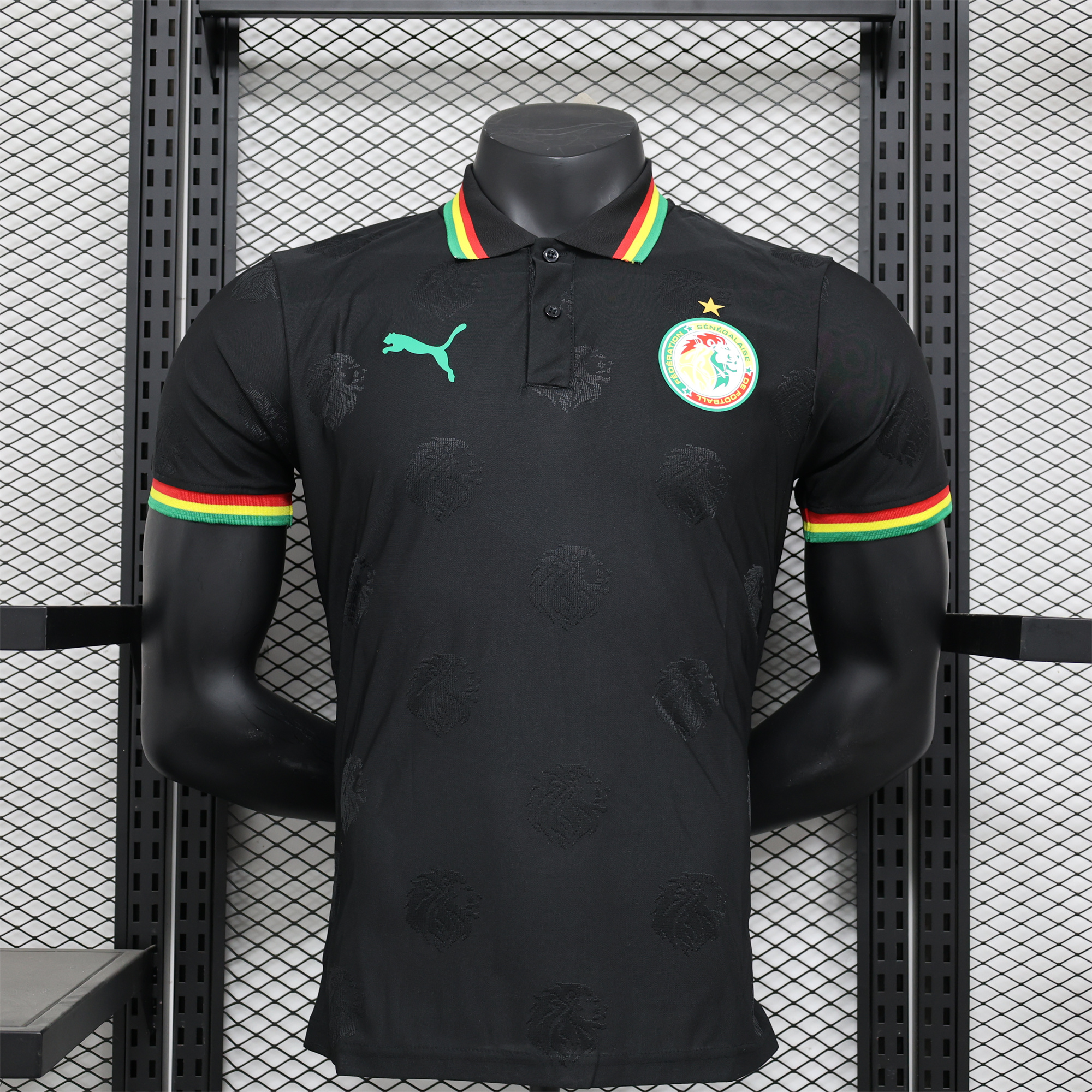 Senegal 2024 Black Special Edition Jersey - Player Version - UnitedFutballJersey
