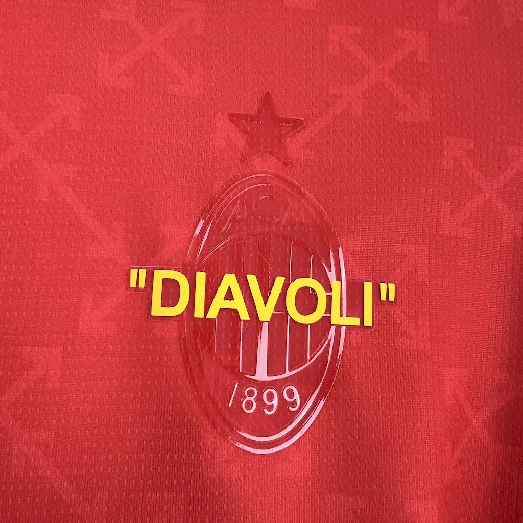 AC Milan 24-25 Red Green “Diavoli” Special Edition Jersey - Fans Version - UnitedFutballJersey