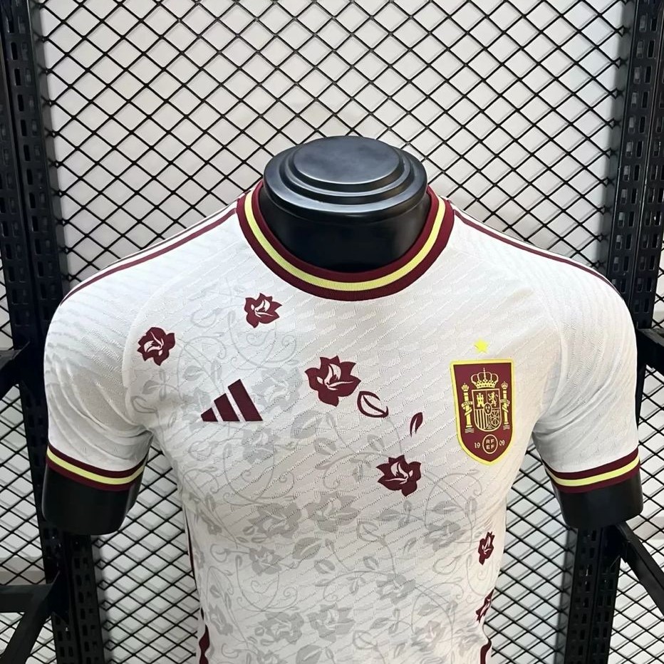 Spain 2024 White Special Edition Jersey - Player Version - UnitedFutballJersey