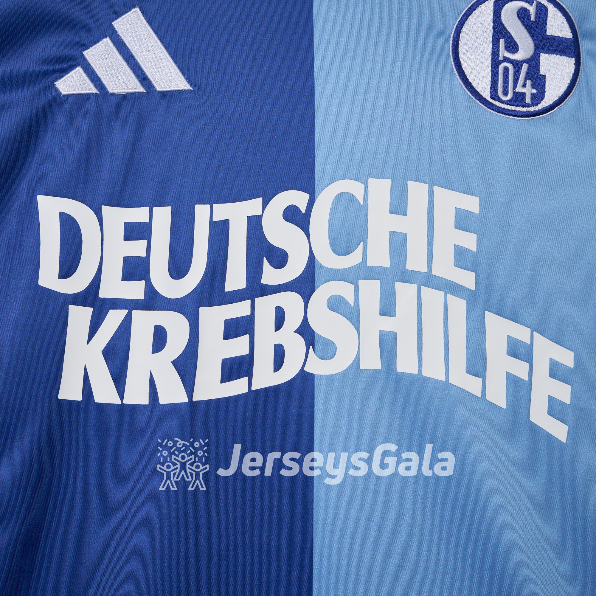 Schalke 04 24-25 German Cancer Aid Special Jersey - Fans Version - UnitedFutballJersey