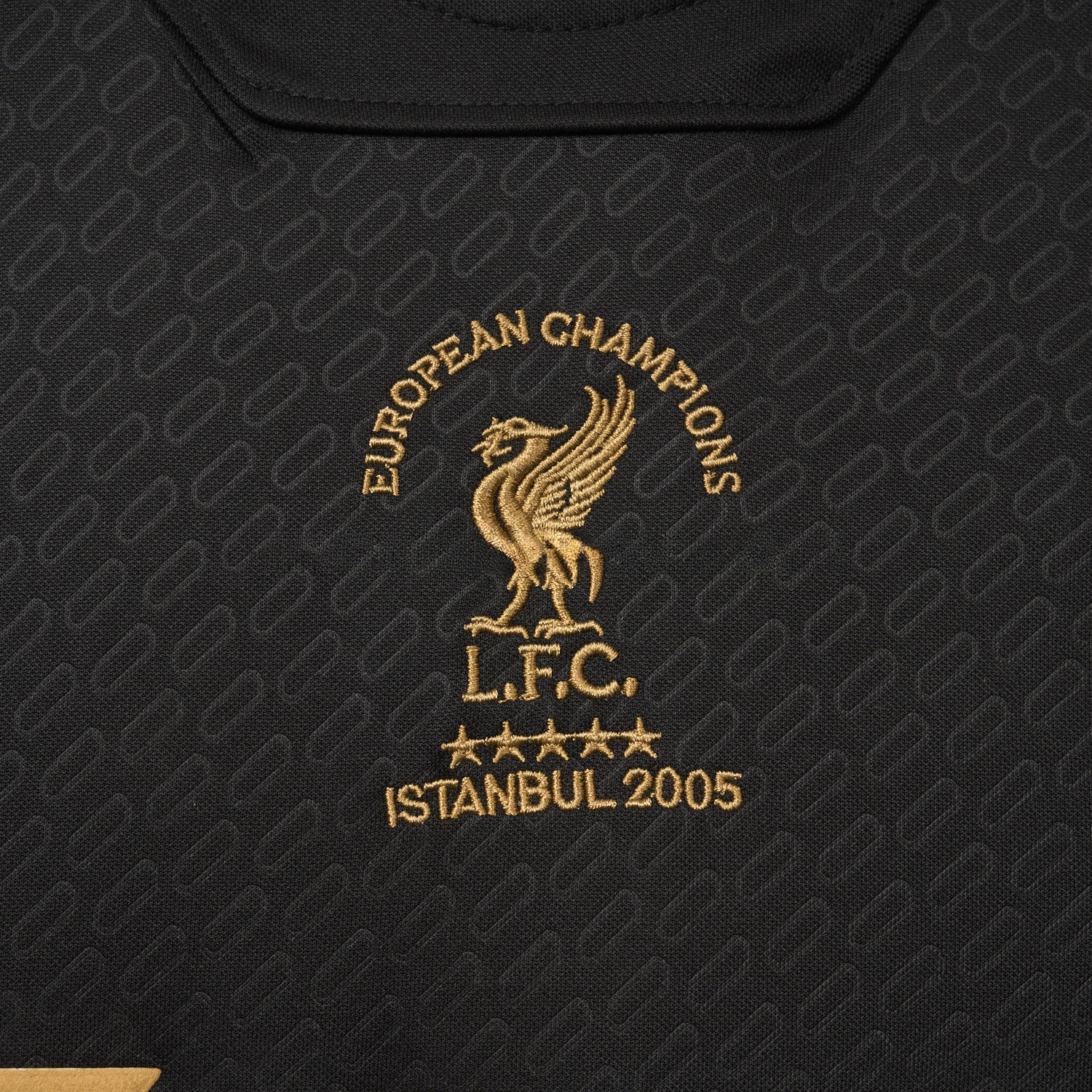 Liver.pool 25-26 Istanbul 2005 Anniversary Black Jersey - Fans Version - UnitedFutballJersey