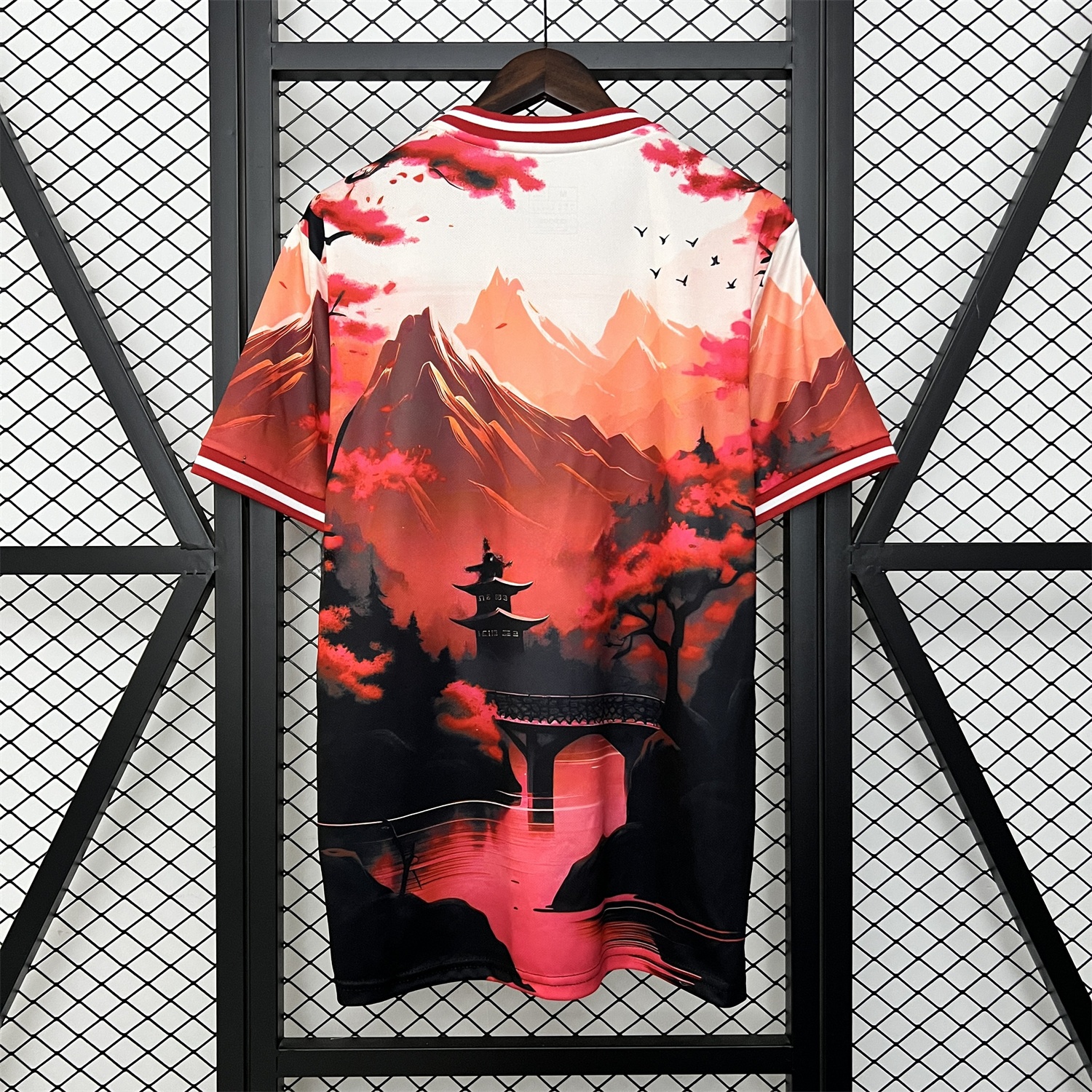 Japan 2024 Cherry Blossoms under Mount Fuji Jersey - Fans Version - UnitedFutballJersey