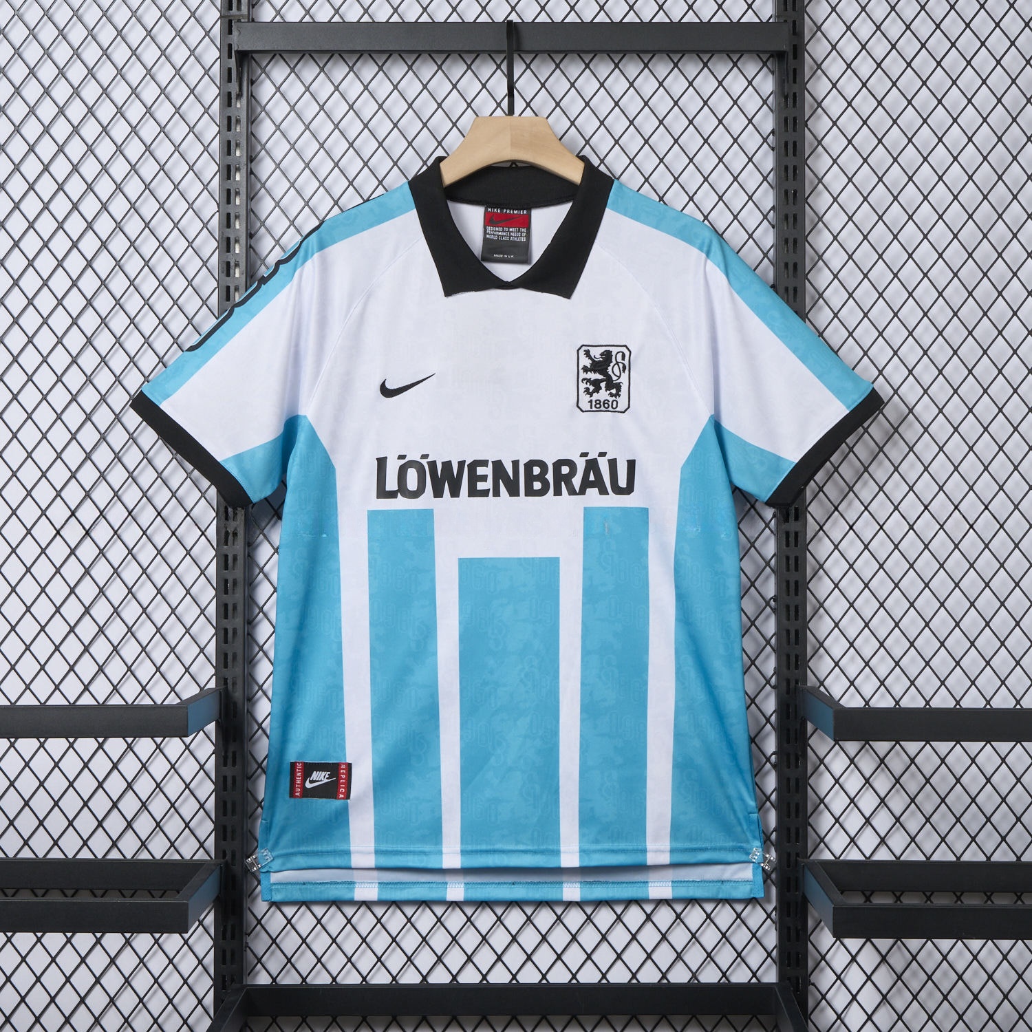 Retro TSV 1860 München Munich 1996 Home Jersey - UnitedFutballJersey