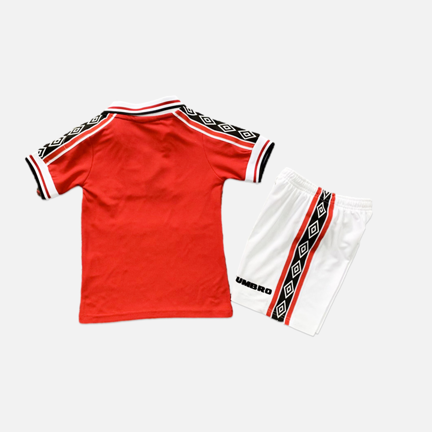Manchester United Retro 1998-99 Home Stadium Kids Kit - UnitedFutballJersey