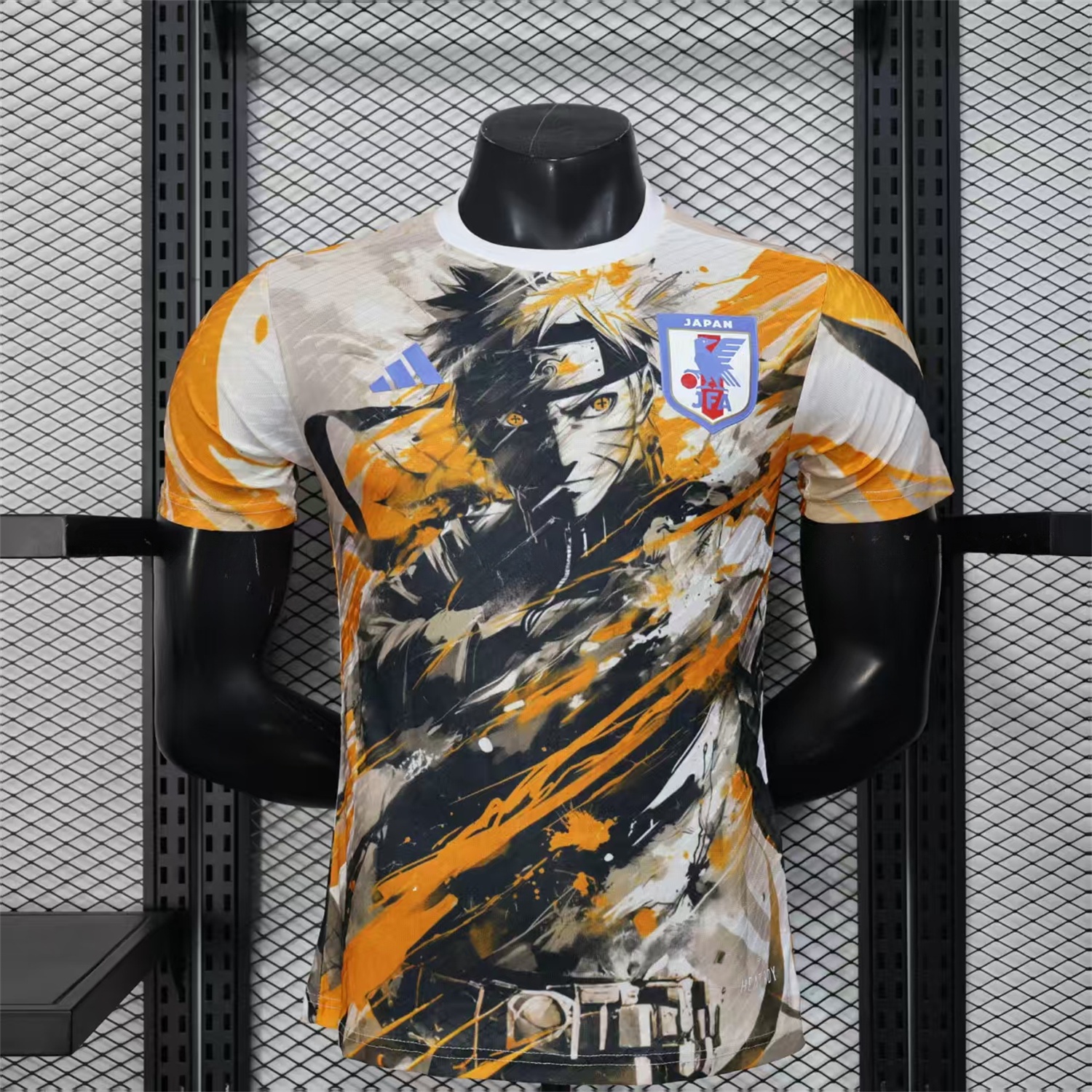 Japan 25-26 Naruto Uzumaki's Nine-Tailed Fox Mode Special Jersey - Player Version - UnitedFutballJersey