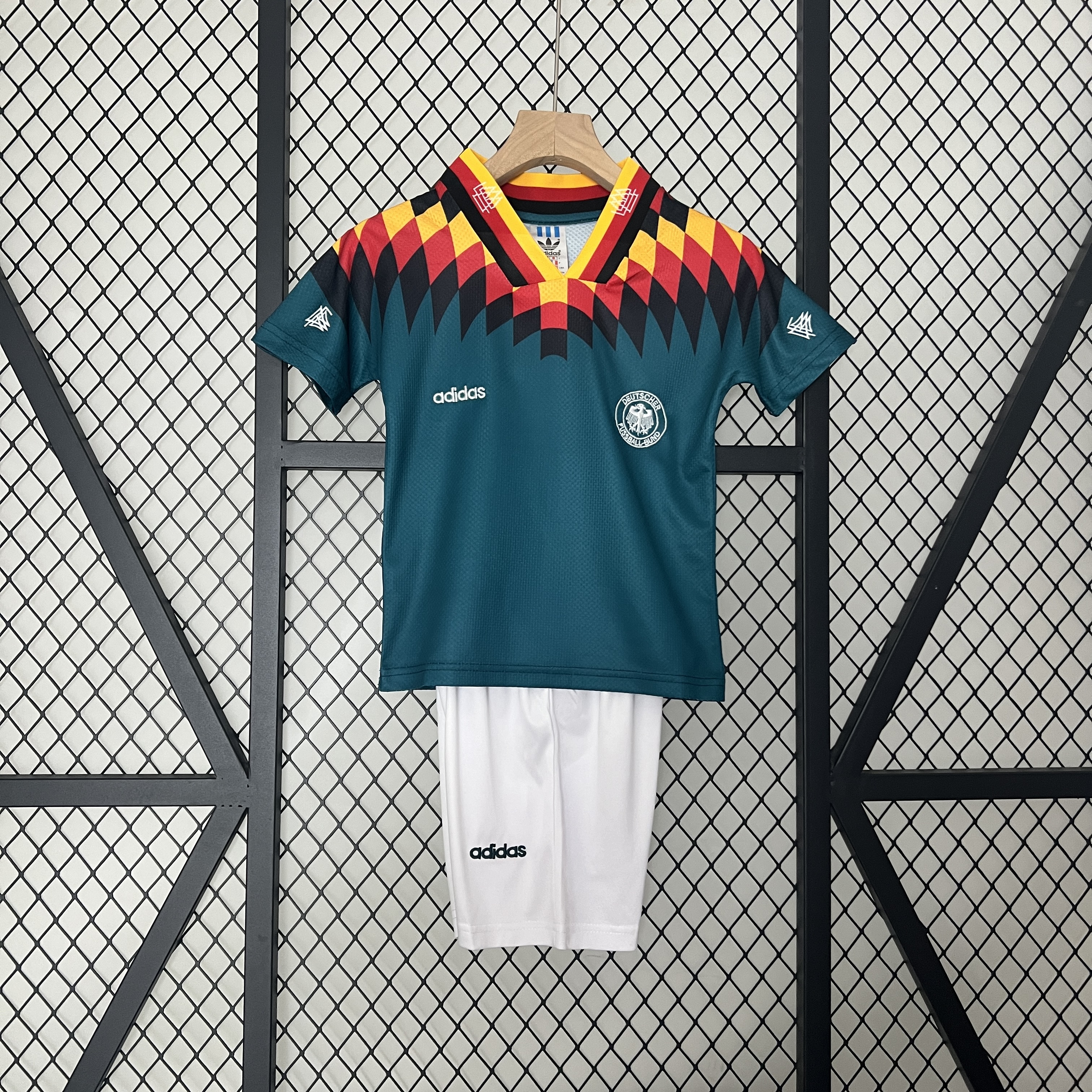Retro Germany 1994 Away Stadium Kids Kit - UnitedFutballJersey