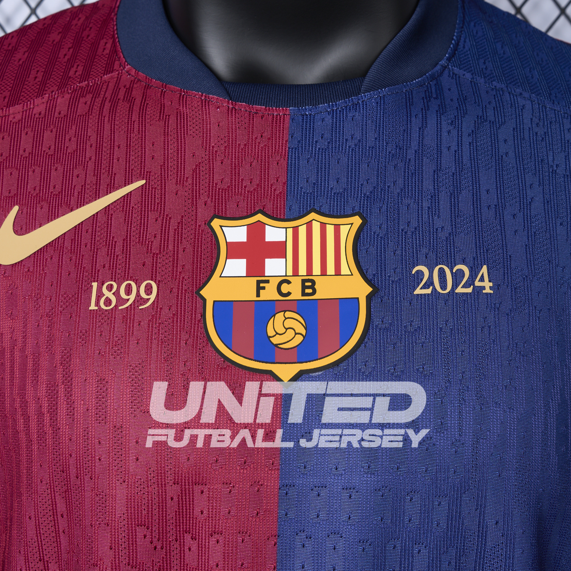 B.A.R.S.A 24-25 Home Unsponsored Anniversary Jersey - Player Version - UnitedFutballJersey