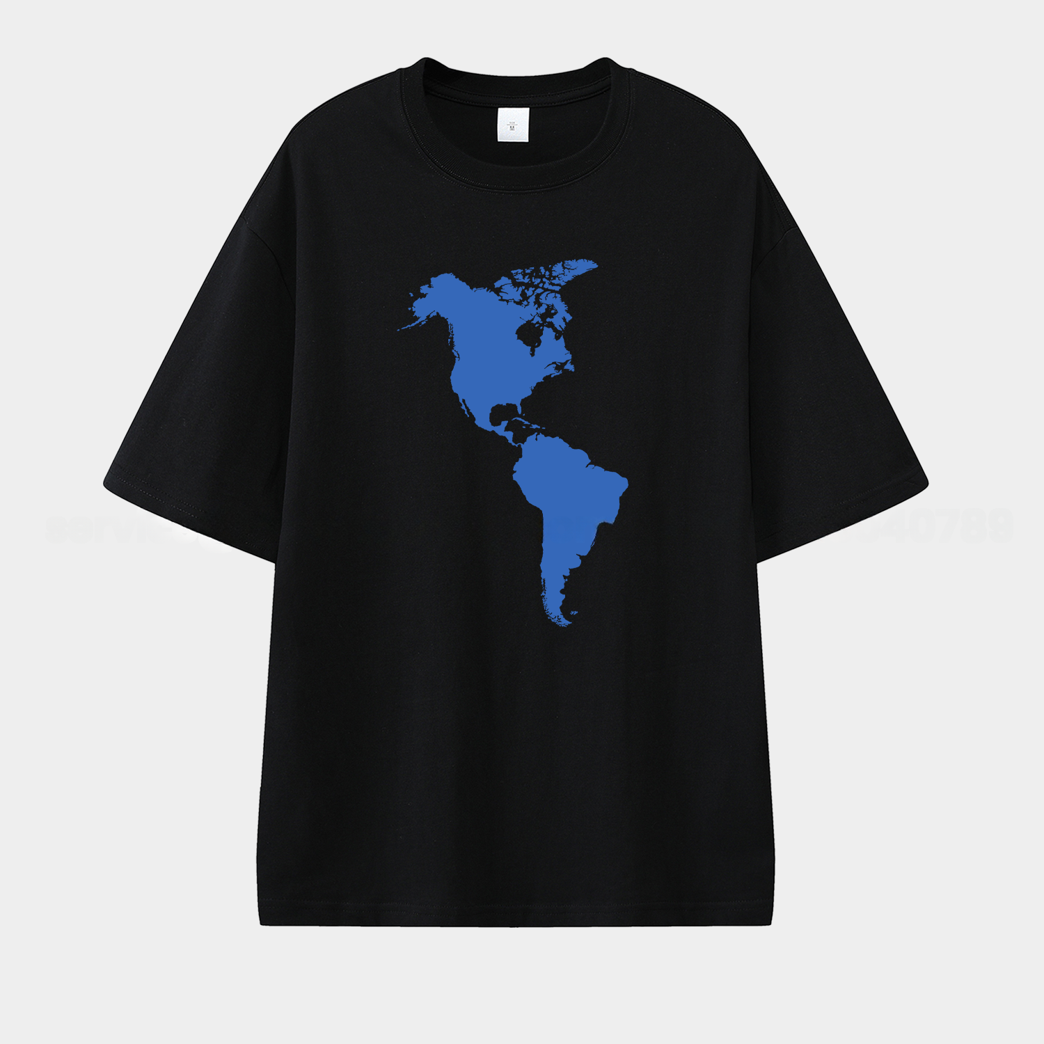 Club América Map Of The American Continent Unisex Pure Cotton T-shirt - UnitedFutballJersey
