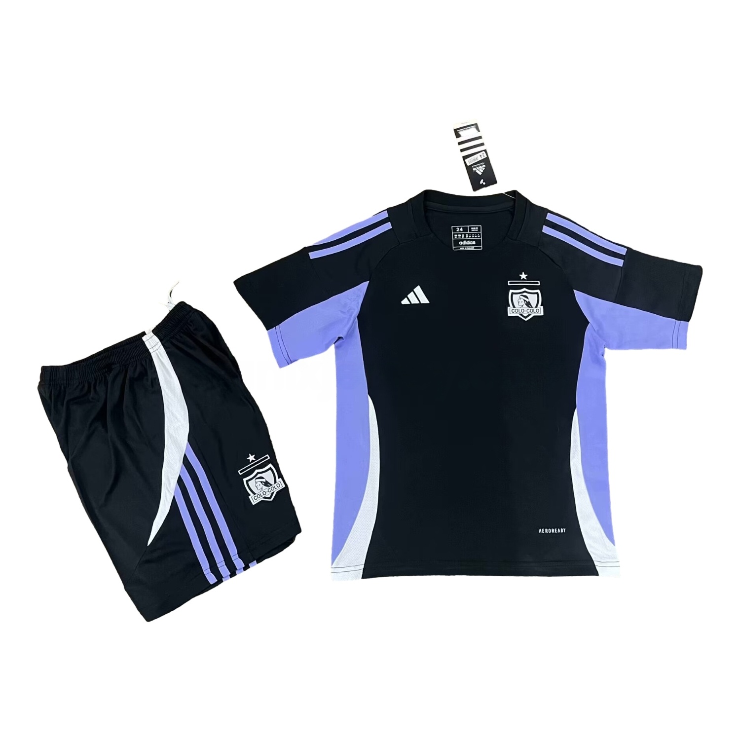Colo Colo 25-26 Black Training Kids Kit - UnitedFutballJersey