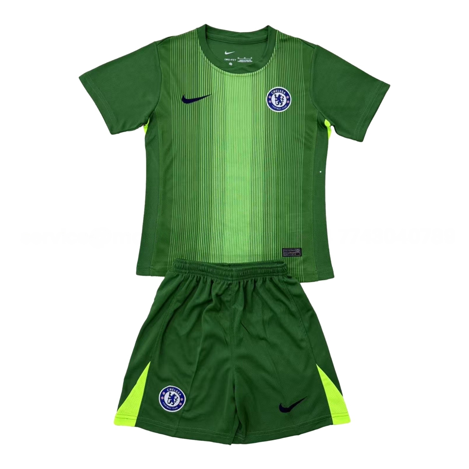 C.H.E.L.S.E.A 25-26 Green Goalkeeper Men's Adult Jersey Set - Fans Version - UnitedFutballJersey