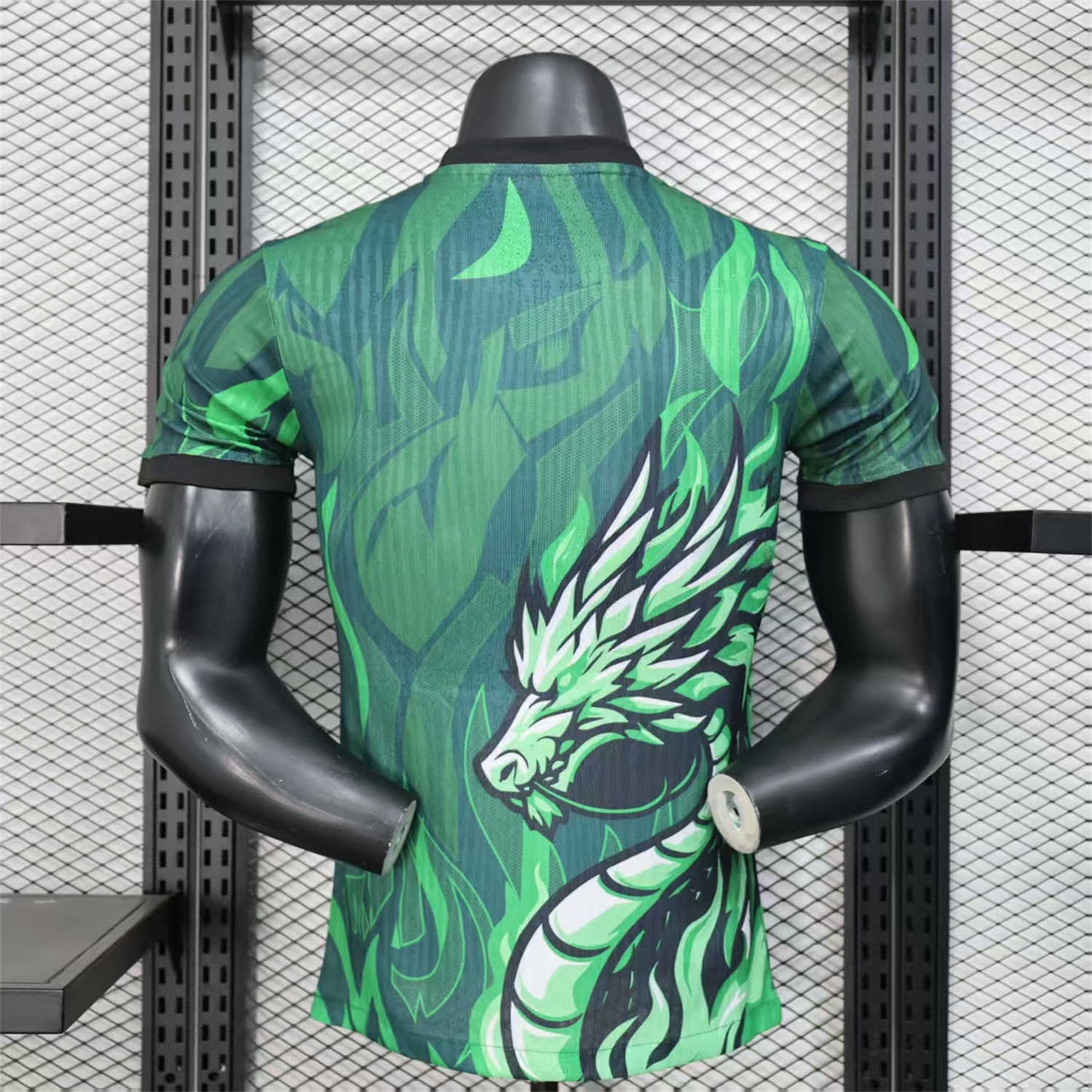 Liver.pool 25-26 Green Dragon and Fire Special Jersey - Player Version - UnitedFutballJersey
