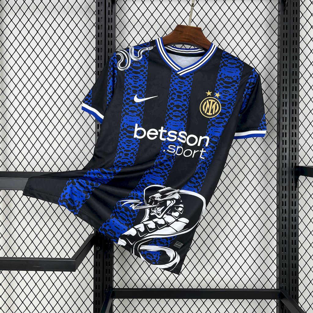 Inter Milan 24-25 Blue Black Mamba Special Edition Jersey - Fans Version - UnitedFutballJersey