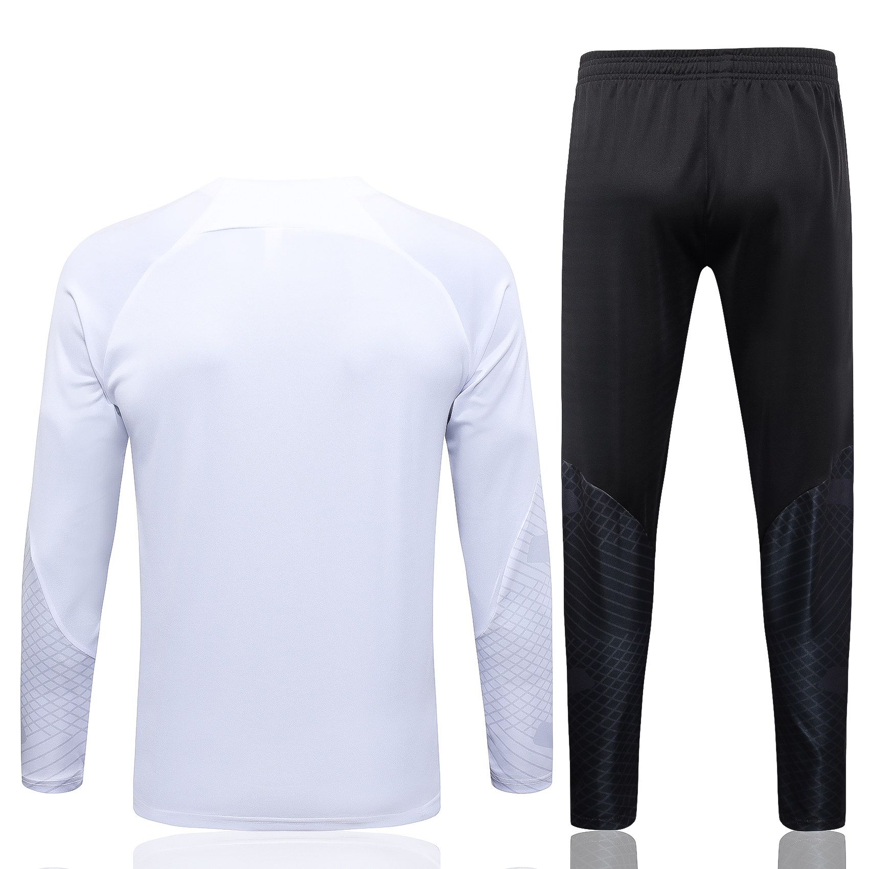 Paris Saint-Germain PSG 23-24 Long Sleeve Training Set -White and Golden - UnitedFutballJersey
