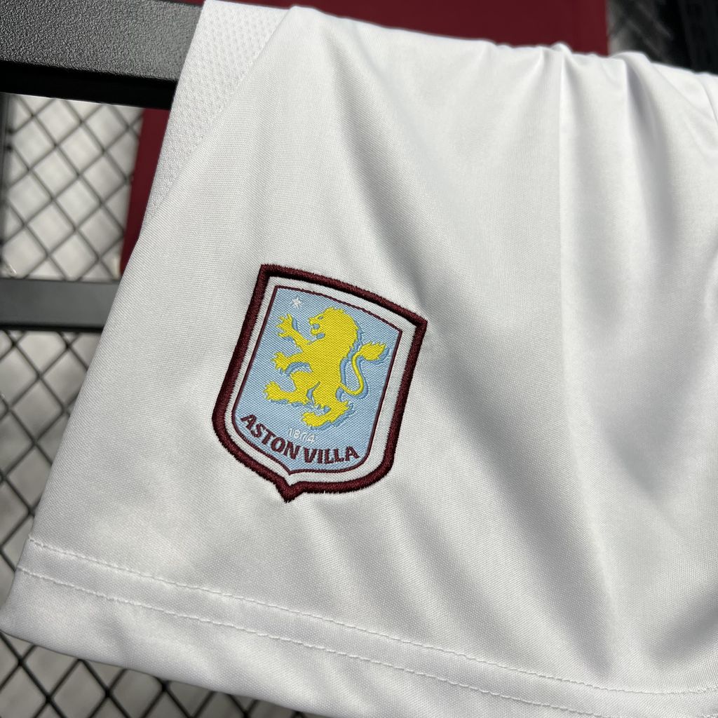 Aston Villa 24-25 Home Stadium Kids Kit - UnitedFutballJersey