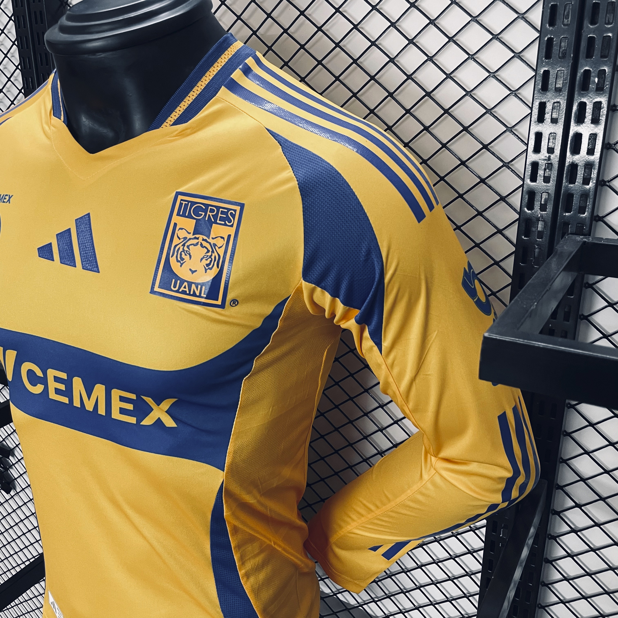 Tigres UANL 24-25 Home Long Sleeves Jersey - Player Version - UnitedFutballJersey